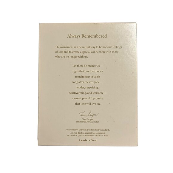 Hallmark Keepsake Always Remembered Christmas Ornament Peace Dove - Picture 2 of 2